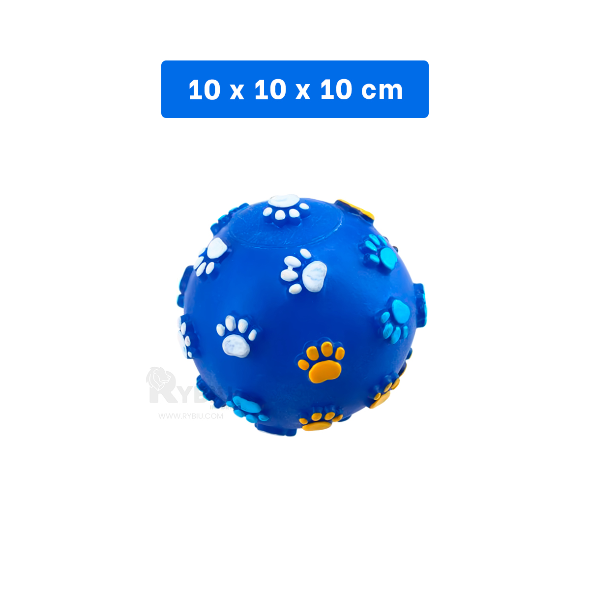 BOLA MASCOTAS RYBIU SUAVE AZUL TALLA L + MINIAGENDA - 5