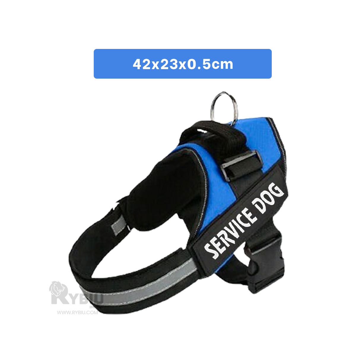 CORREA PERROS MA30978 RYBIU FACIL COLOCAR TALLA XL AZUL + REGALO STICKERS - 5