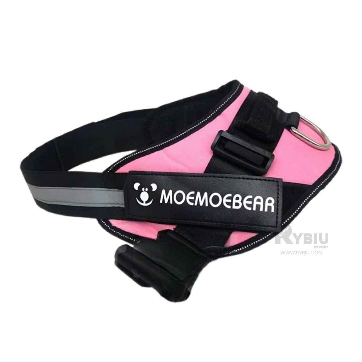 CORREA PERROS MA30981 RYBIU DISEÑO ERGONOMICO EN ROSADO + REGALO AGENDITA - 1