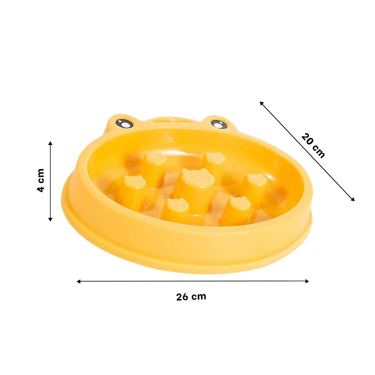 TAZON PET ANTIESTRES TIPO RANA AMARILLO LIGERO Y PRACTICO - 4
