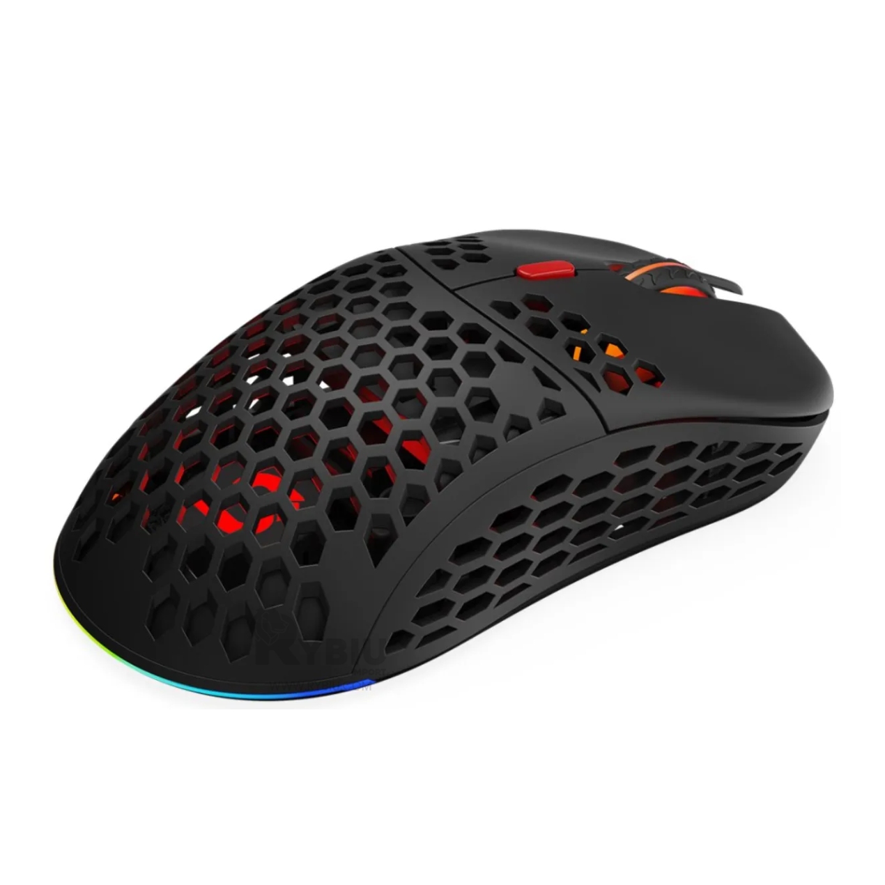 MOUSE GAMER INALÁMBRICO RYBIU GM828RX NEGRO CURSOR ORDENADOR DINAMICO + BANDERITAS ADHESIVAS - 2