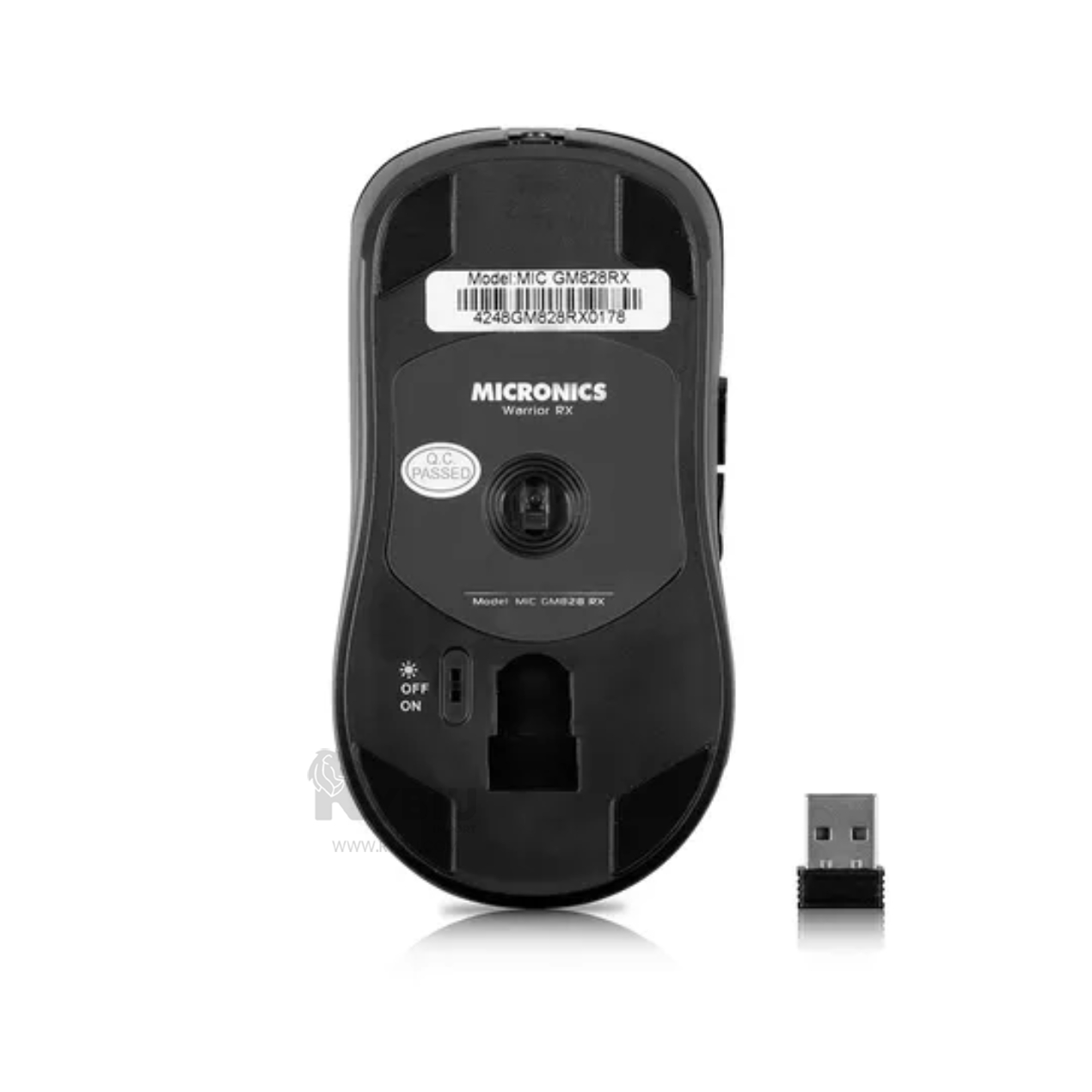 MOUSE GAMER INALÁMBRICO RYBIU GM828RX NEGRO 7 BOTONES FUNCIONALES + REGALO AGENDITA - 2