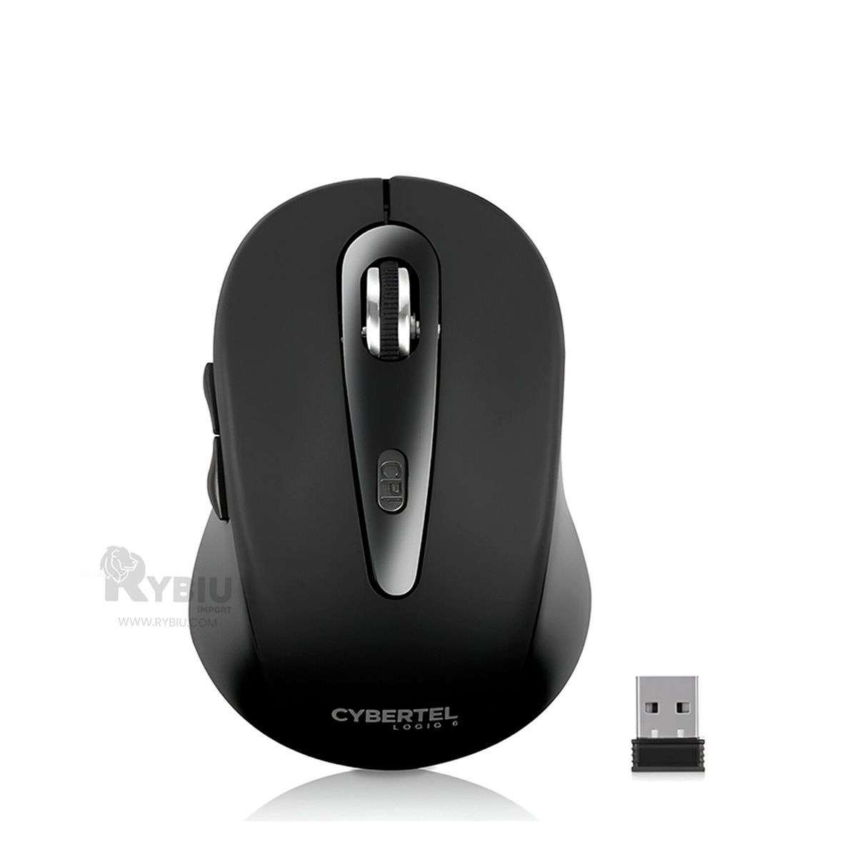 PUNTERO INALÁMBRICO RYBIU ESTILIZADO Y EFICIENTE M307 NEGRO + GIFT STICKERS TE29200 - 2