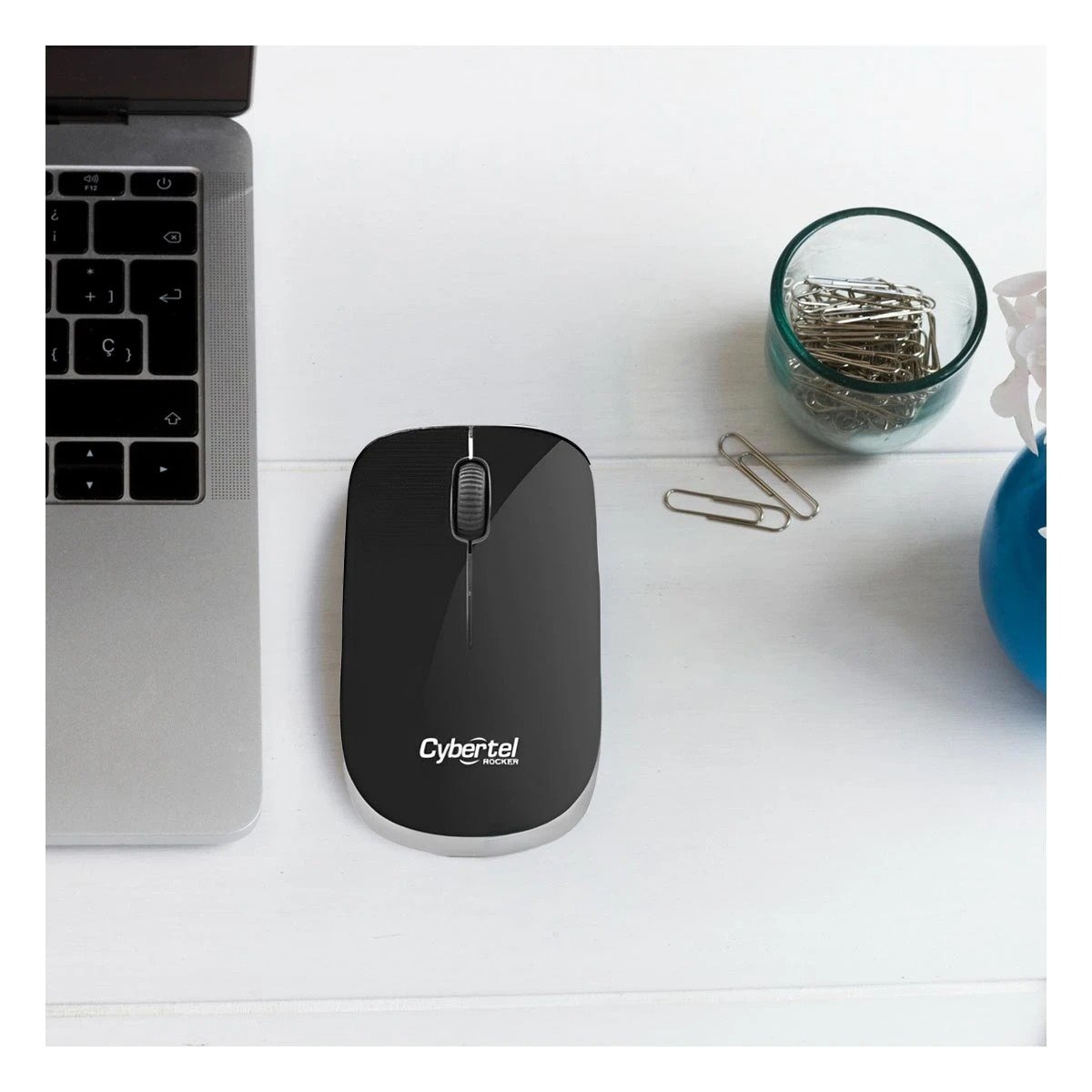 CURSOR INALÁMBRICO RYBIU FUNCIONAL GAMERS M302W NEGRO + LIGAS REGALO - 2