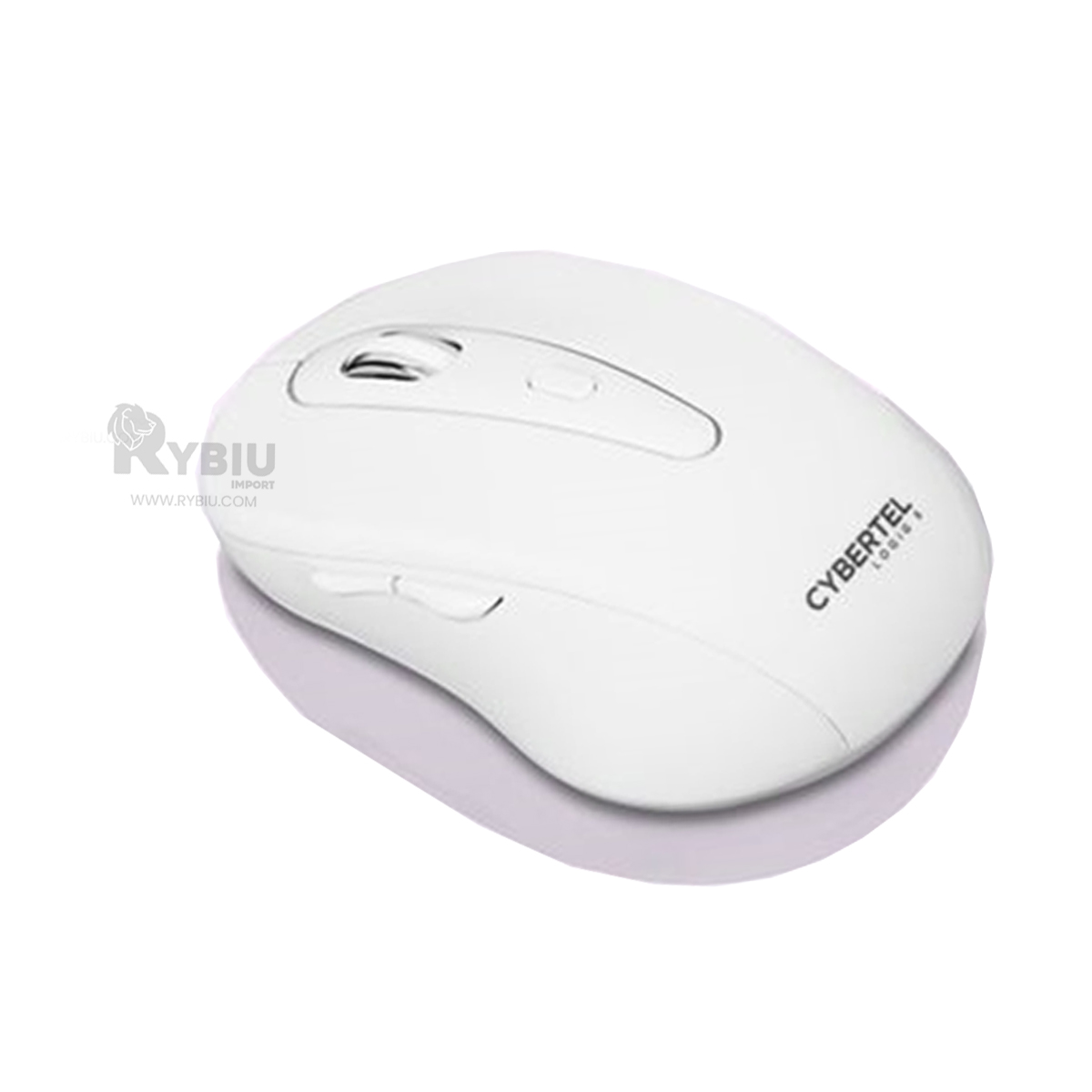 PUNTERO INALÁMBRICO RYBIU ESTILIZADO Y EFICIENTE M307 BLANCO + GIFT STICKERS - 2