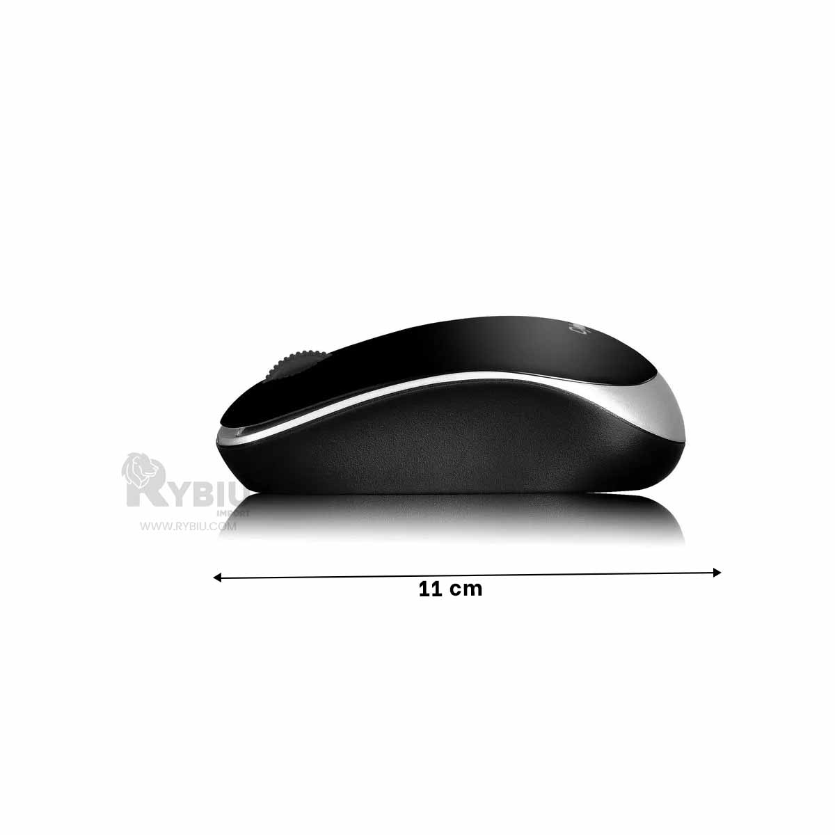 MOUSE INALÁMBRICO RYBIU EFICIENTE SETUP M302W NEGRO + PAPEL REGALO - 5
