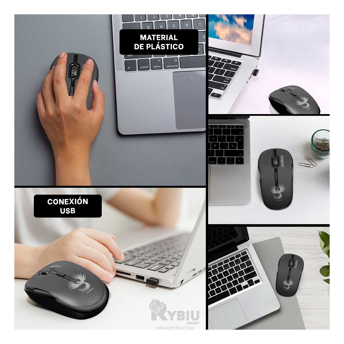 CURSOR FUNCIONAL GAMERS M700X NEGRO Y+LIGAS DE REGALO - 2