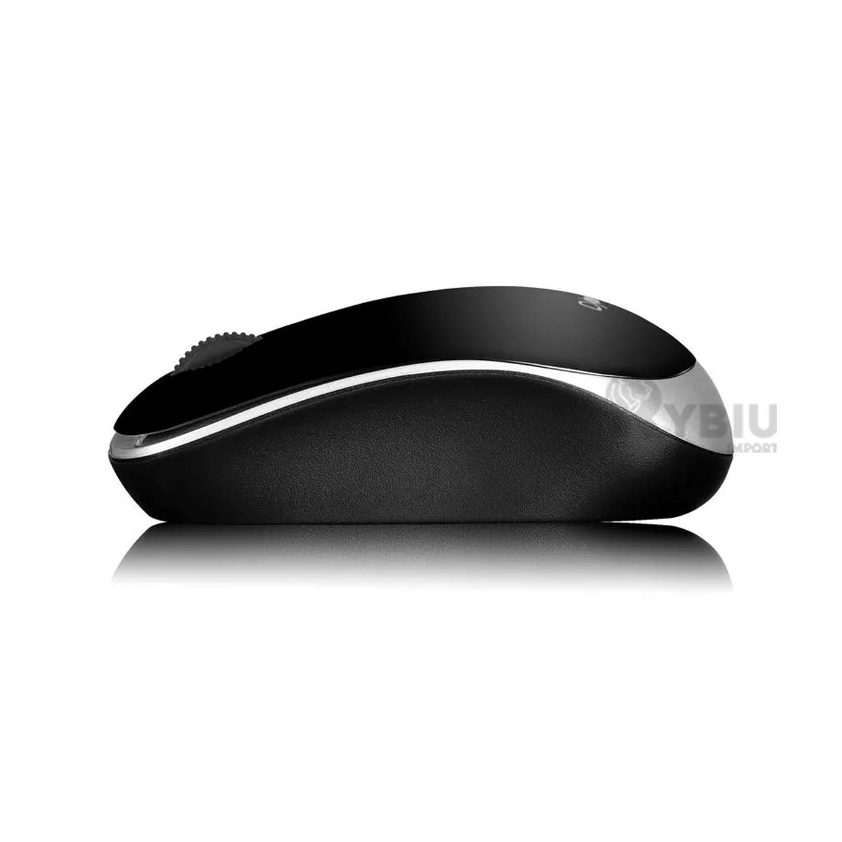 RATÓN INALÁMBRICO RYBIU PRÁCTICO VIAJES M302W NEGRO + REGALO STICKERS - 1
