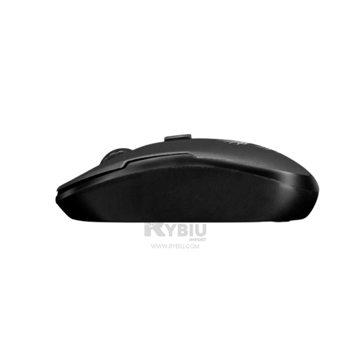 RATÓN INALÁMBRICO RYBIU CÓMODO M700X COLOR NEGRO + ENVOLTORIO REGALO - 1