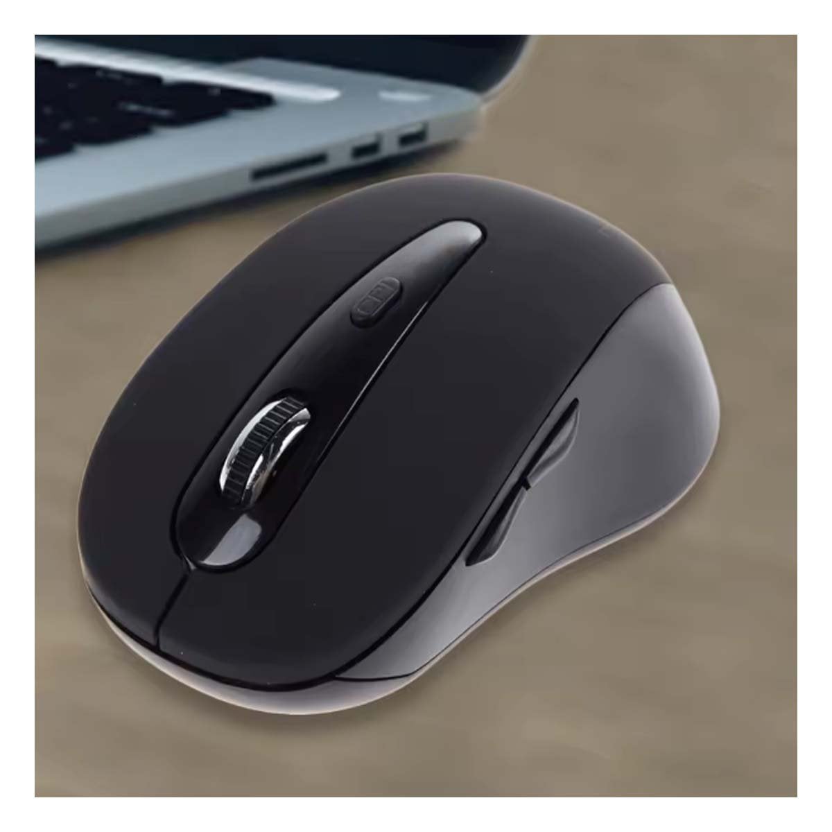 CURSOR INALÁMBRICO RYBIU FUNCIONAL M307 EN COLOR NEGRO + LIGAS REGALO TE29200 - 1