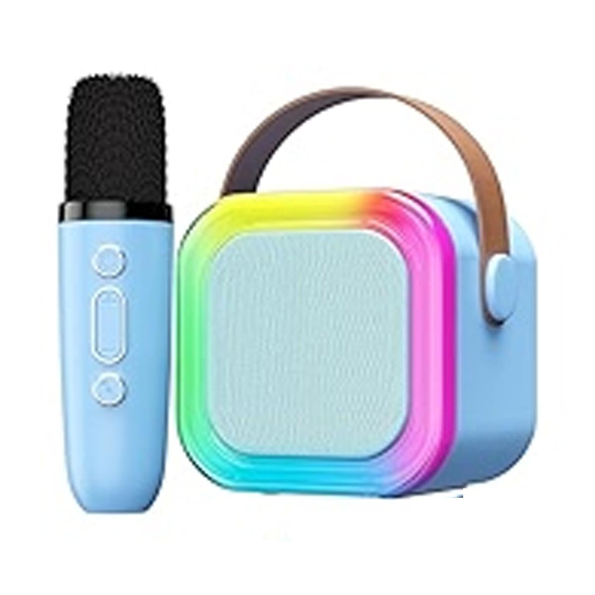 PARLANTE BLUETOOTH RYBIU K12 MINI ALTAVOZ COMPACTO CELESTE + LIGAS REGALO - 3