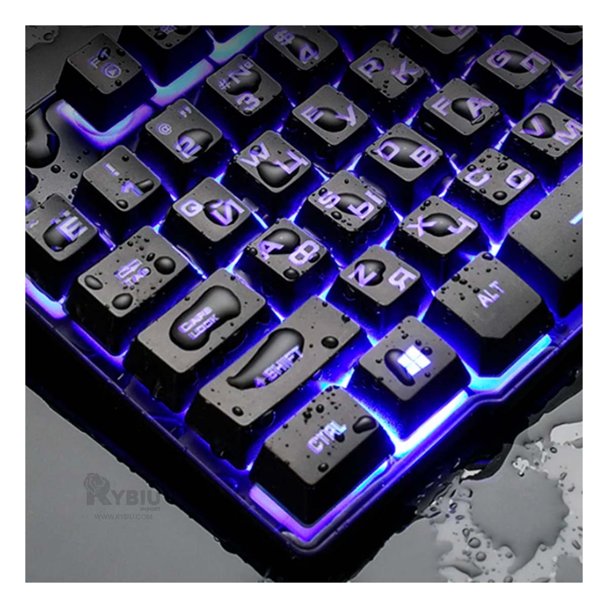 TECLADO RYBIU MULTI DISPOSITIVO HA515C + REGALO AGENDITA HA-515C KIT - 1