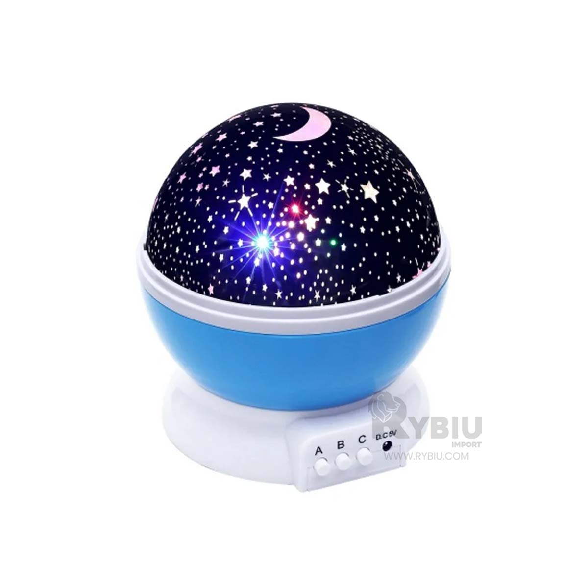 REFLECTOR RYBIU TE30255 TRANSPORTABLE EN COLOR CELESTE + GIFT STICKERS - 1