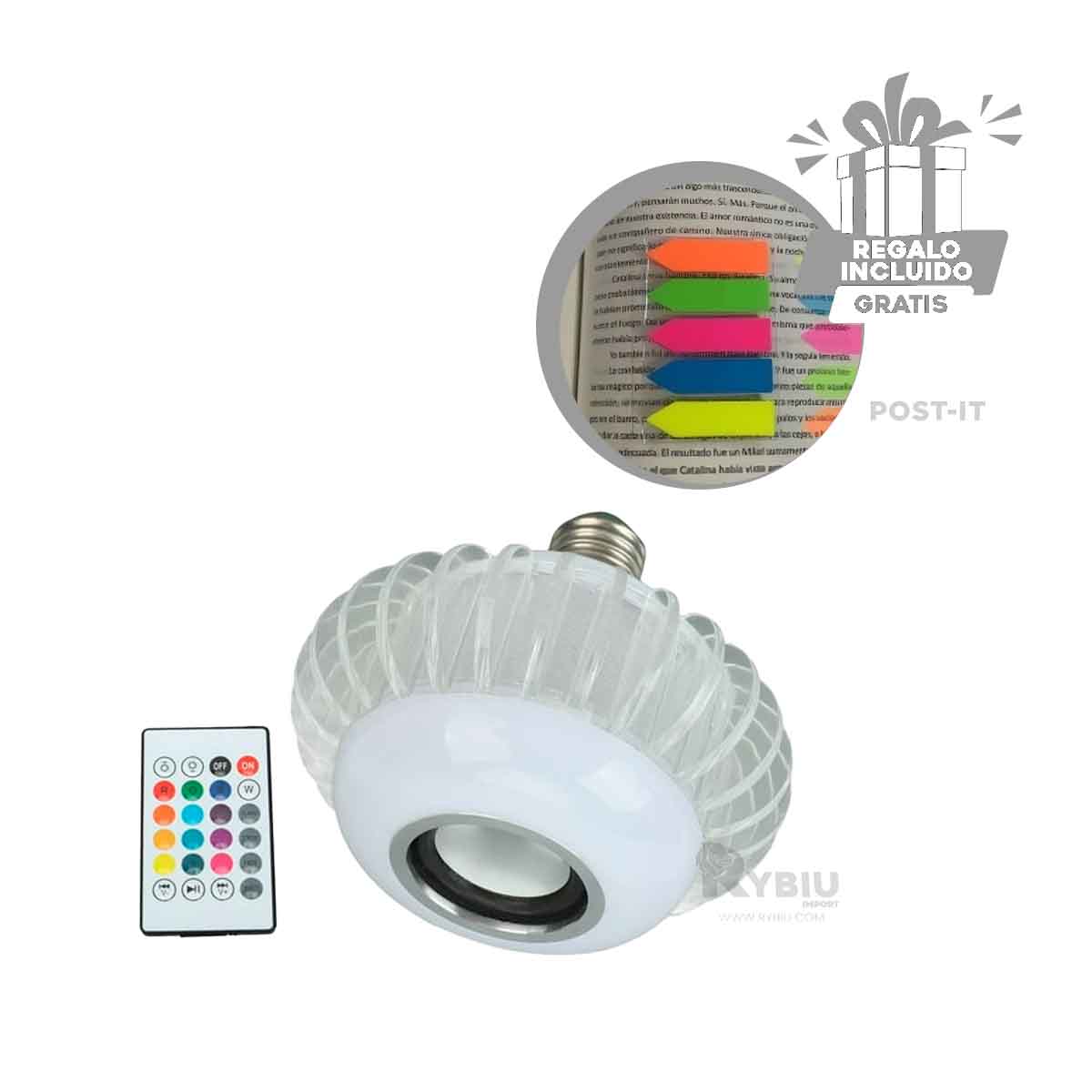 LUZ RYBIU TE30280 ELECTRONICO BOCINA LED MULTICOLOR + REGALO STICKERS - 4