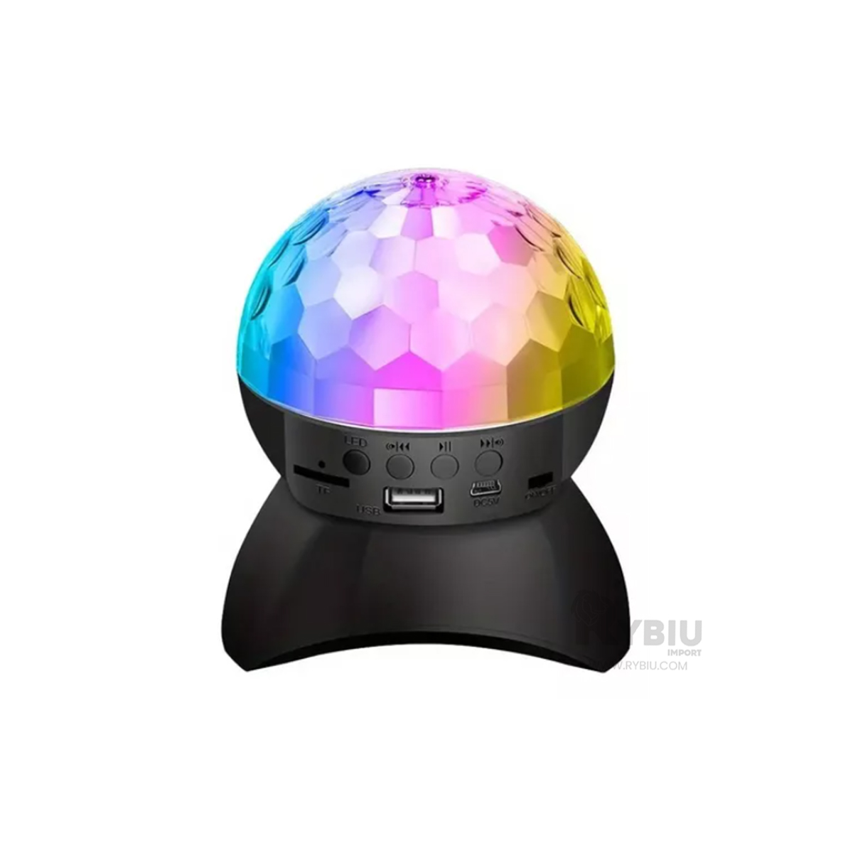 BOCINA PROYECTOR BLUETOOTH RYBIU TE30276 LIVIANO MANEJABLE NEGRO + GIFT MINIAGENDA - 2
