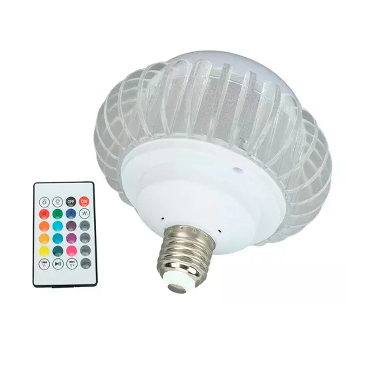 FOCO LED RYBIU TE30280 BOMBILLA BLUETOOTH RGB BOCINA 12W + LIGAS REGALO - 3