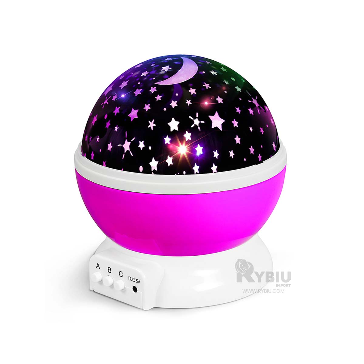 REFLECTOR RYBIU TE30257 DIVERTIDO Y LLAMATIVO EN FUCSIA + REGALO STICKERS - 1