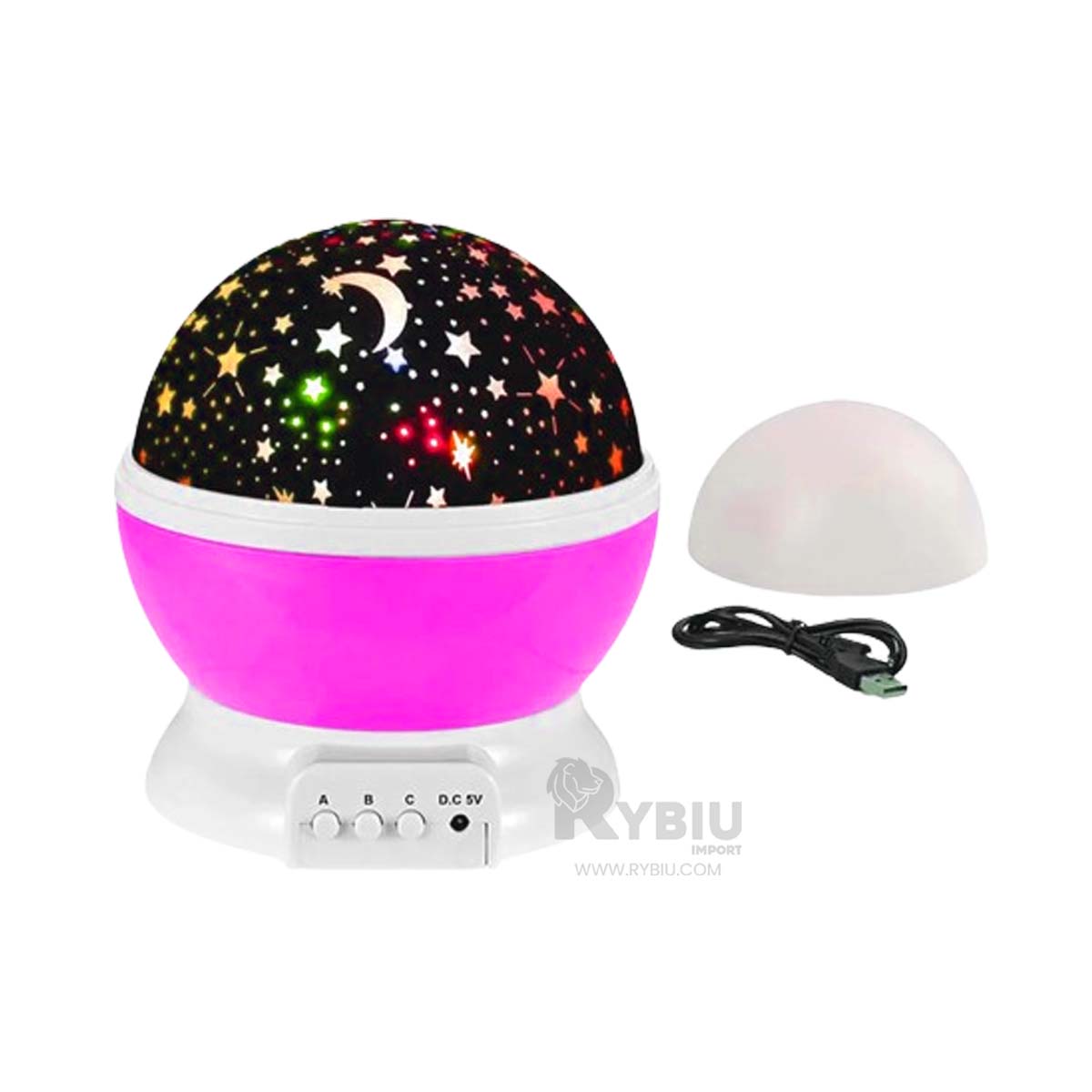 REFLECTOR RYBIU TE30257 DIVERTIDO Y LLAMATIVO EN FUCSIA + REGALO STICKERS - 4