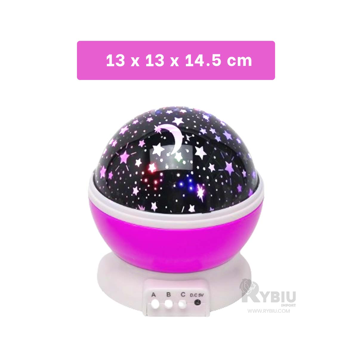 REFLECTOR RYBIU TE30257 DIVERTIDO Y LLAMATIVO EN FUCSIA + REGALO STICKERS - 5