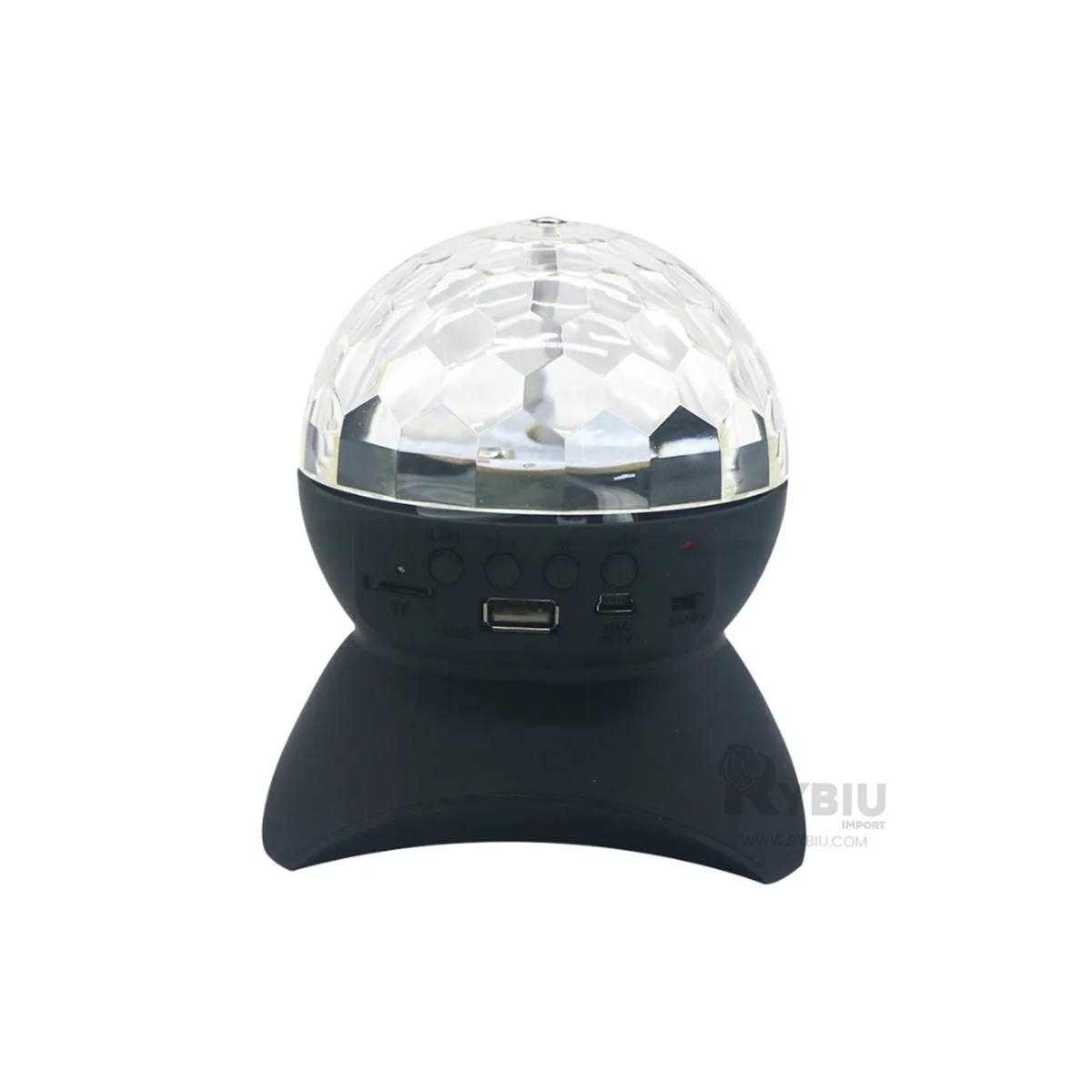 BOCINA PROYECTOR BLUETOOTH RYBIU TE30276 FIESTAS COLOR NEGRO + ENVOLTORIO REGALO - 2