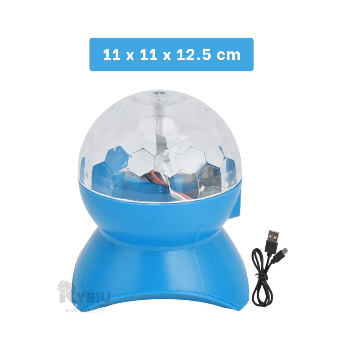 BOCINA PROYECTOR BLUETOOTH RYBIU TE30274 LIVIANO MANEJABLE CELESTE + GIFT MINIAGENDA - 5