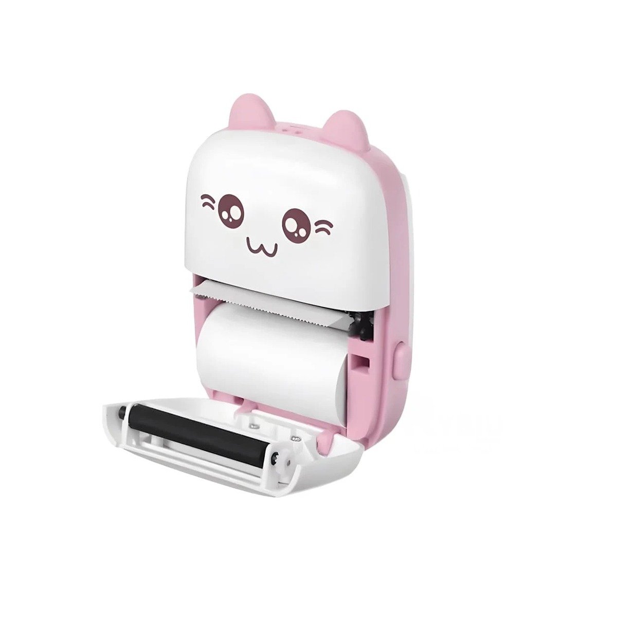 MINI PRINTER COMPACTA 10X8CM ROSADO PORTATIL PARA DOCUMENTOS Y FOTOS Y+PAPEL REGALO - 1