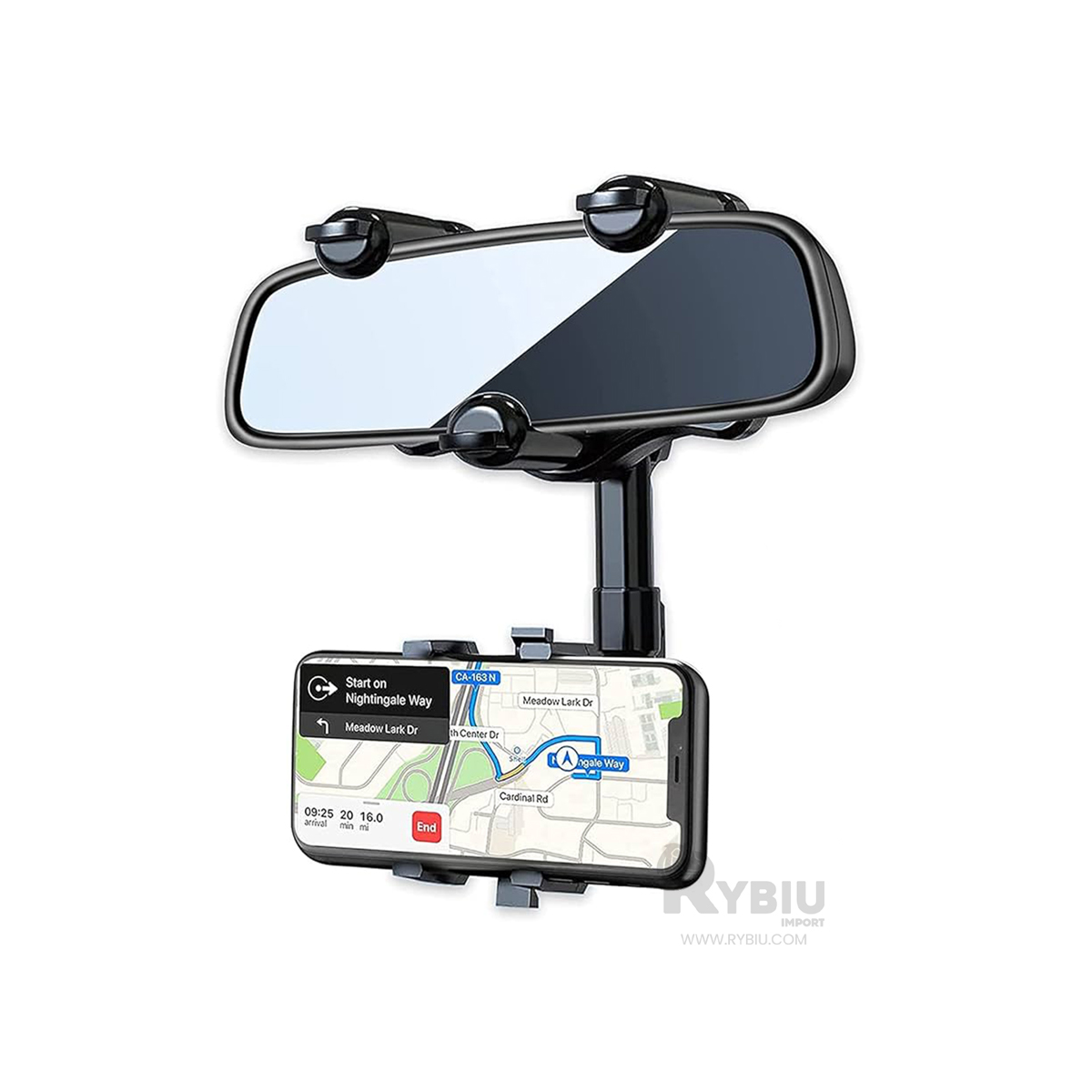 BASE RYBIU TE30045 MODERNA E INNOVADORA COLOR NEGRO + GIFT STICKERS - 2