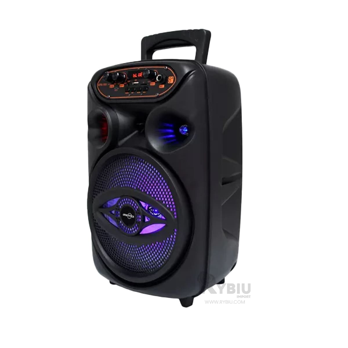 PARLANTE BLUETOOTH RYBIU GTS-1700 PORTATIL BOCINA MOVIL COLOR NEGRO + REGALO STICKERS - 2