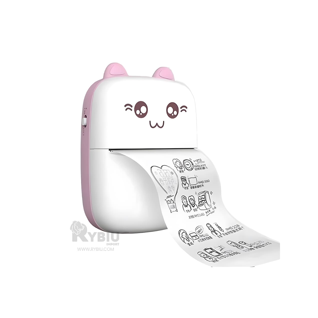 IMPRESOR LIGERO EN COLOR ROSADO Y+REGALO LIGAS PARA PEINAR - 4