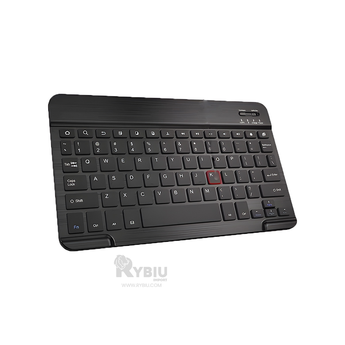 MOUSE INALÁMBRICO RYBIU PORTÁTIL Y TECLADO EN TONO NEGRO + GIFT MINIAGENDA TE29868 SET - 4
