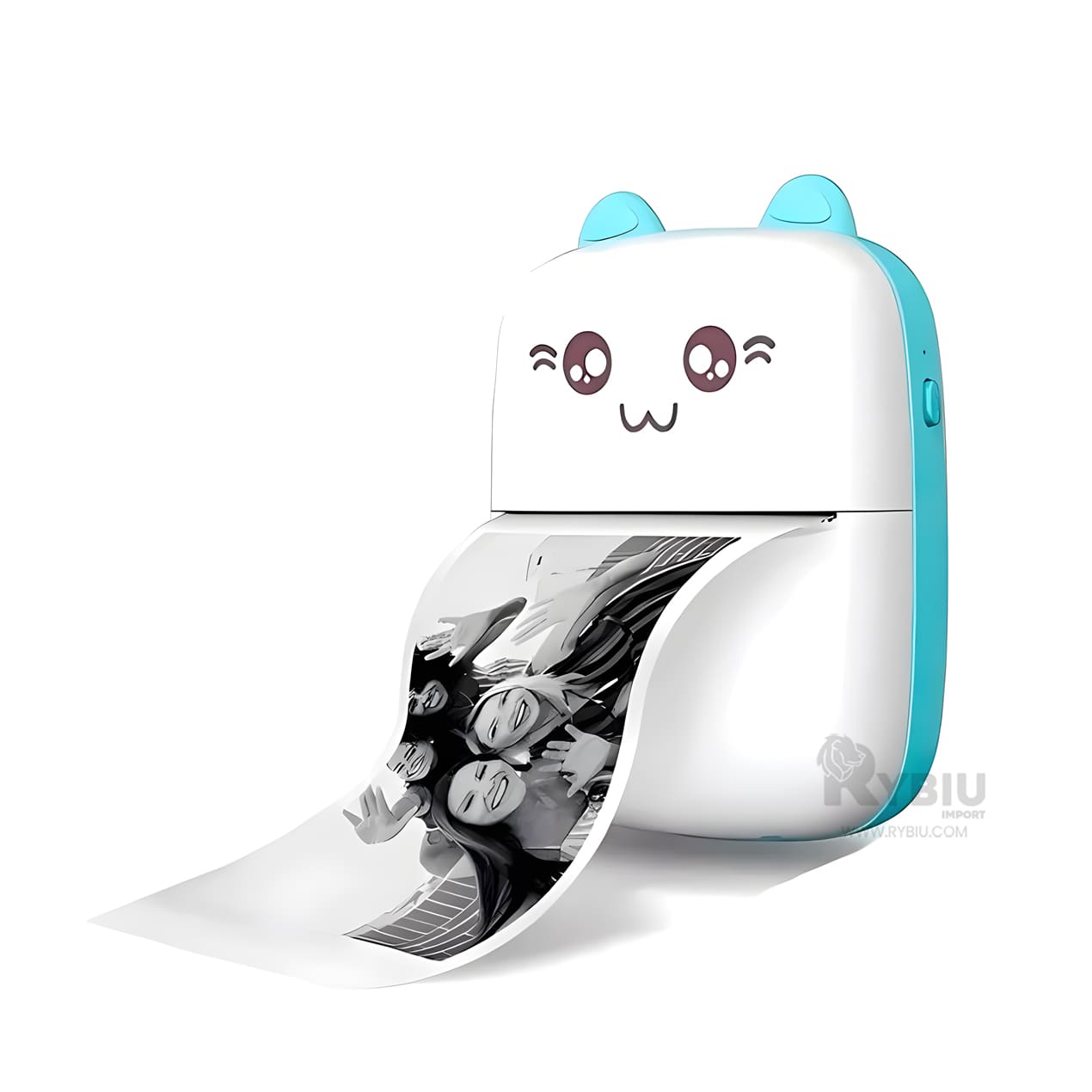 MINI EQUIPO VERSATIL EN COLOR CELESTE Y+PAPEL DE REGALO - 4