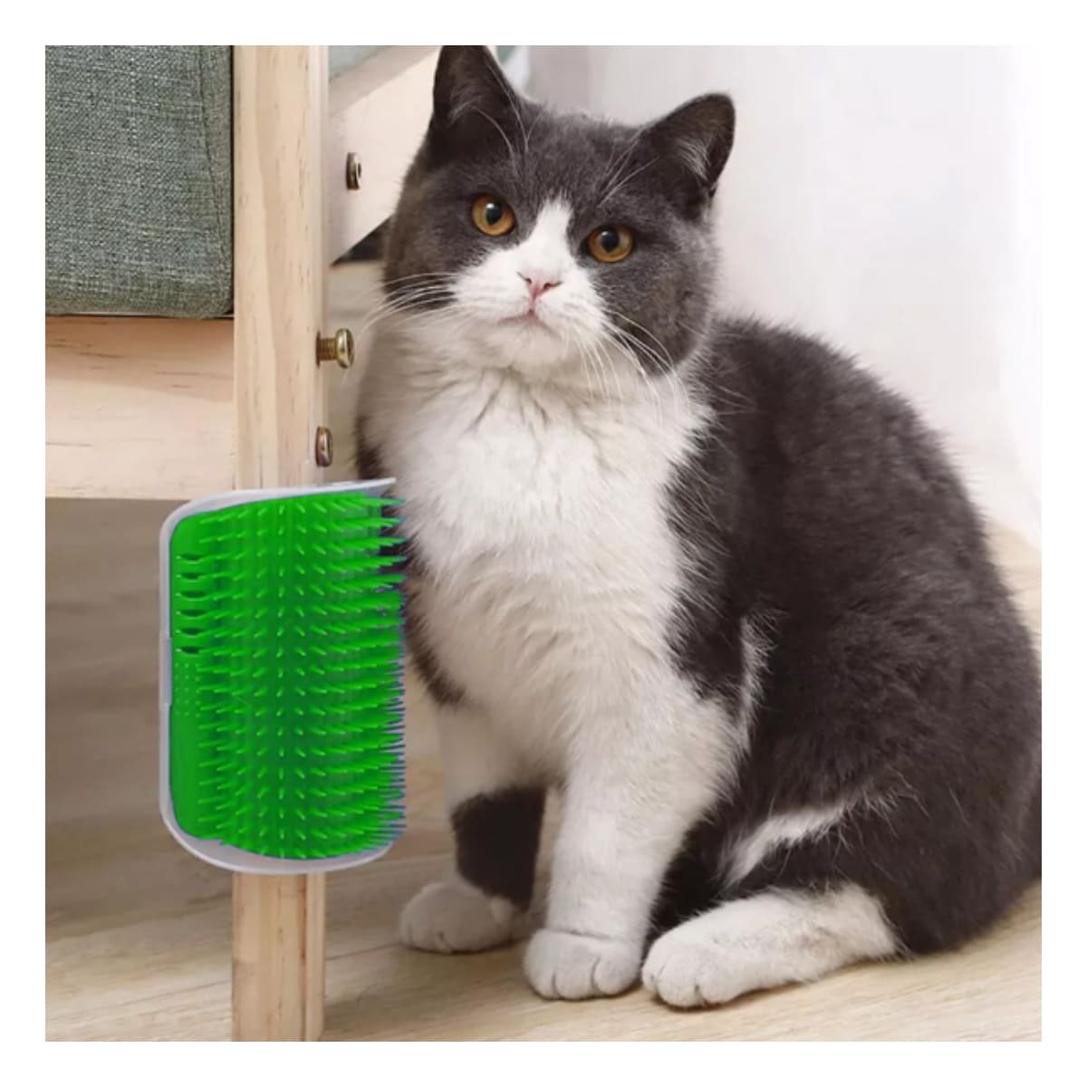 RASCADOR GATOS MA31327 DESGARRADOR MINIMALISTA VERDE + POST IT ADHESIVOS RYBIU - 2