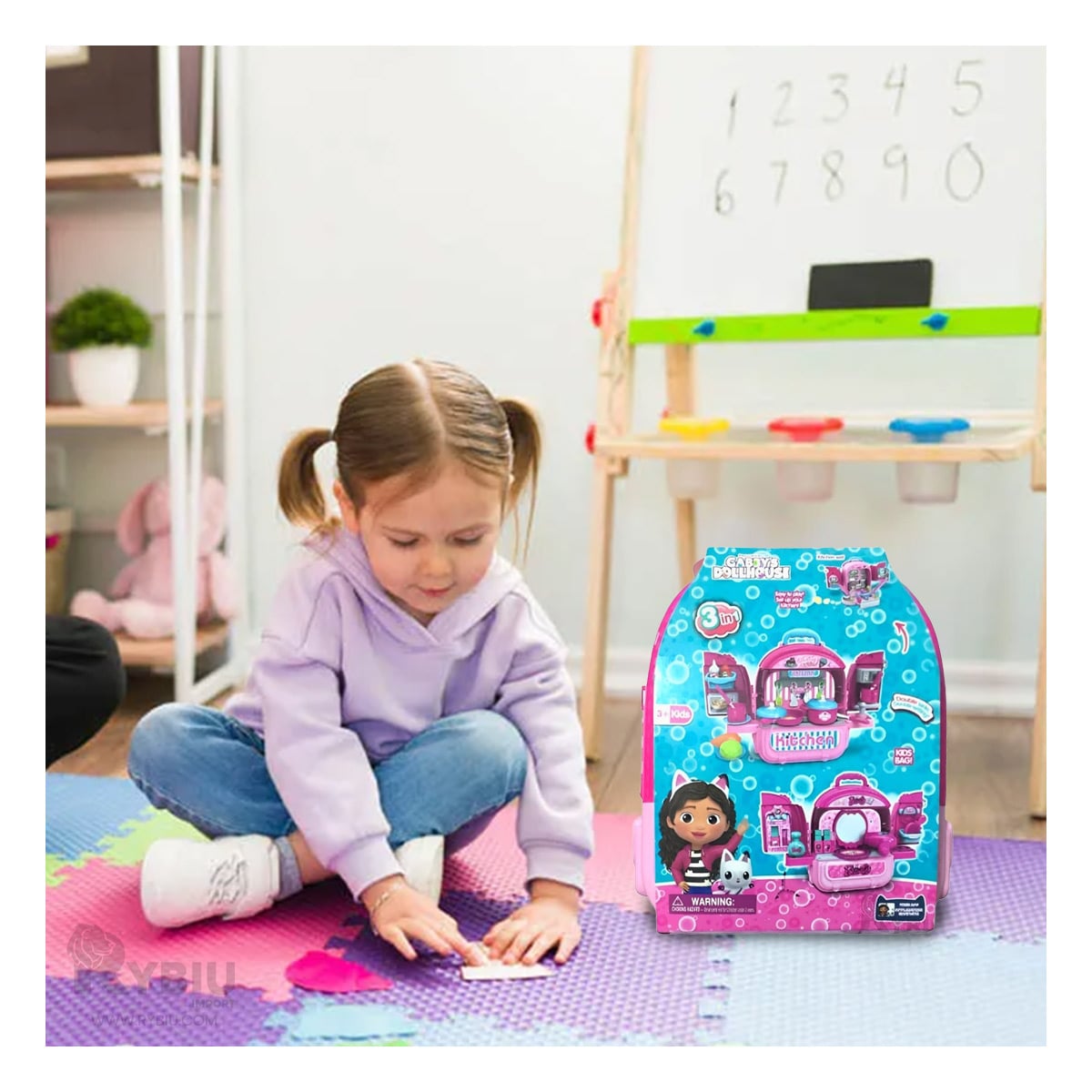 JUEGO DE MALETA DE BELLEZA EN ROSADO Y+PAPEL DE REGALO - 2