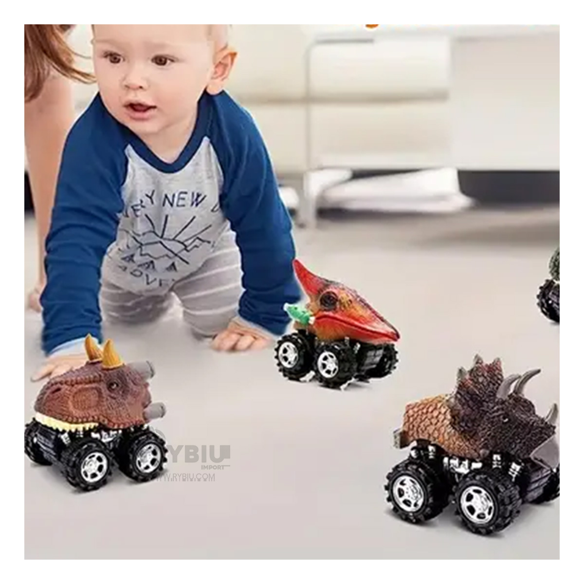 CARRO TEMATICO EN MULTICOLOR Y+PAPEL DE REGALO - 2