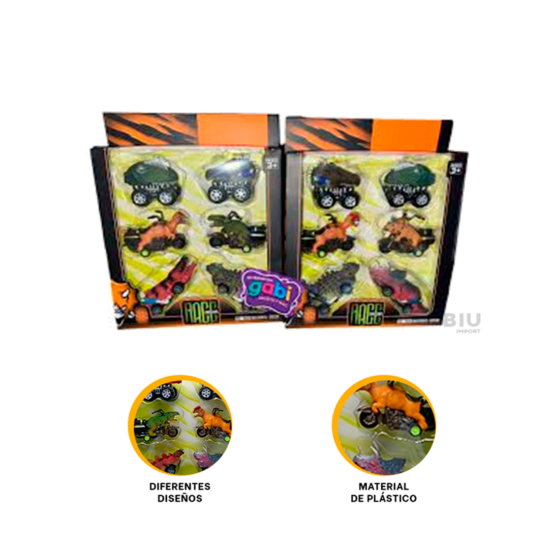 CARRO TEMATICO EN MULTICOLOR Y+PAPEL DE REGALO - 3