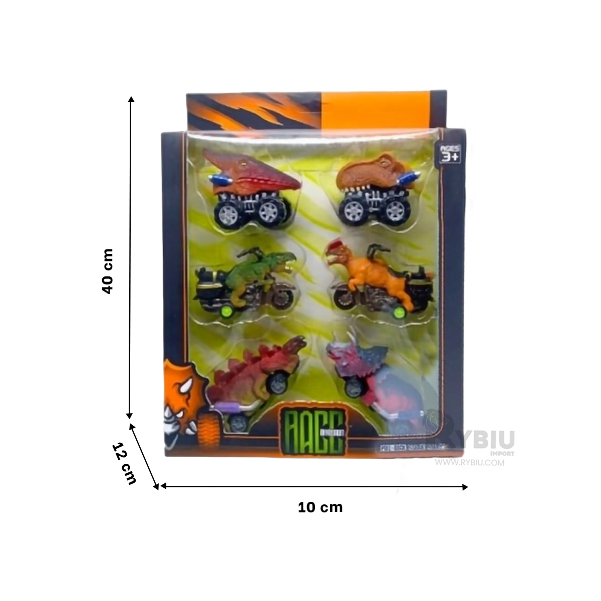 CARRO TEMATICO EN MULTICOLOR Y+PAPEL DE REGALO - 5