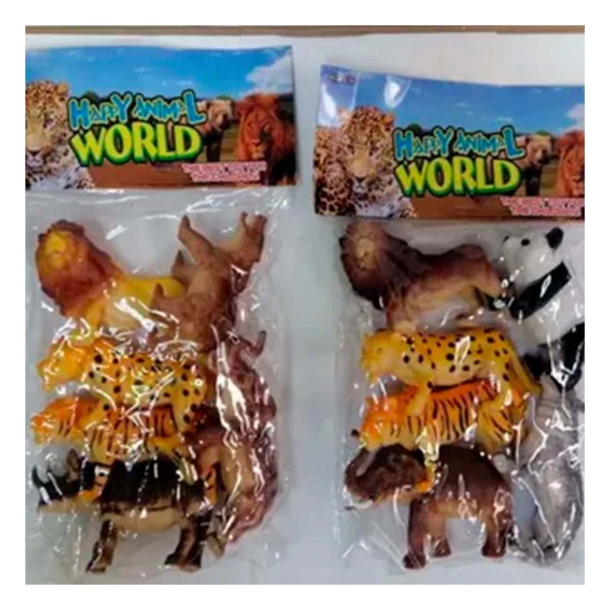 ANIMALES DE SELVA EN JUGUETES INFANTILES PARA BOLSA DE JUEGO YREGALO STICKER - 2
