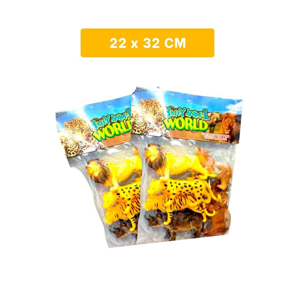 ANIMALES DE SELVA EN JUGUETES INFANTILES PARA BOLSA DE JUEGO YREGALO STICKER - 4