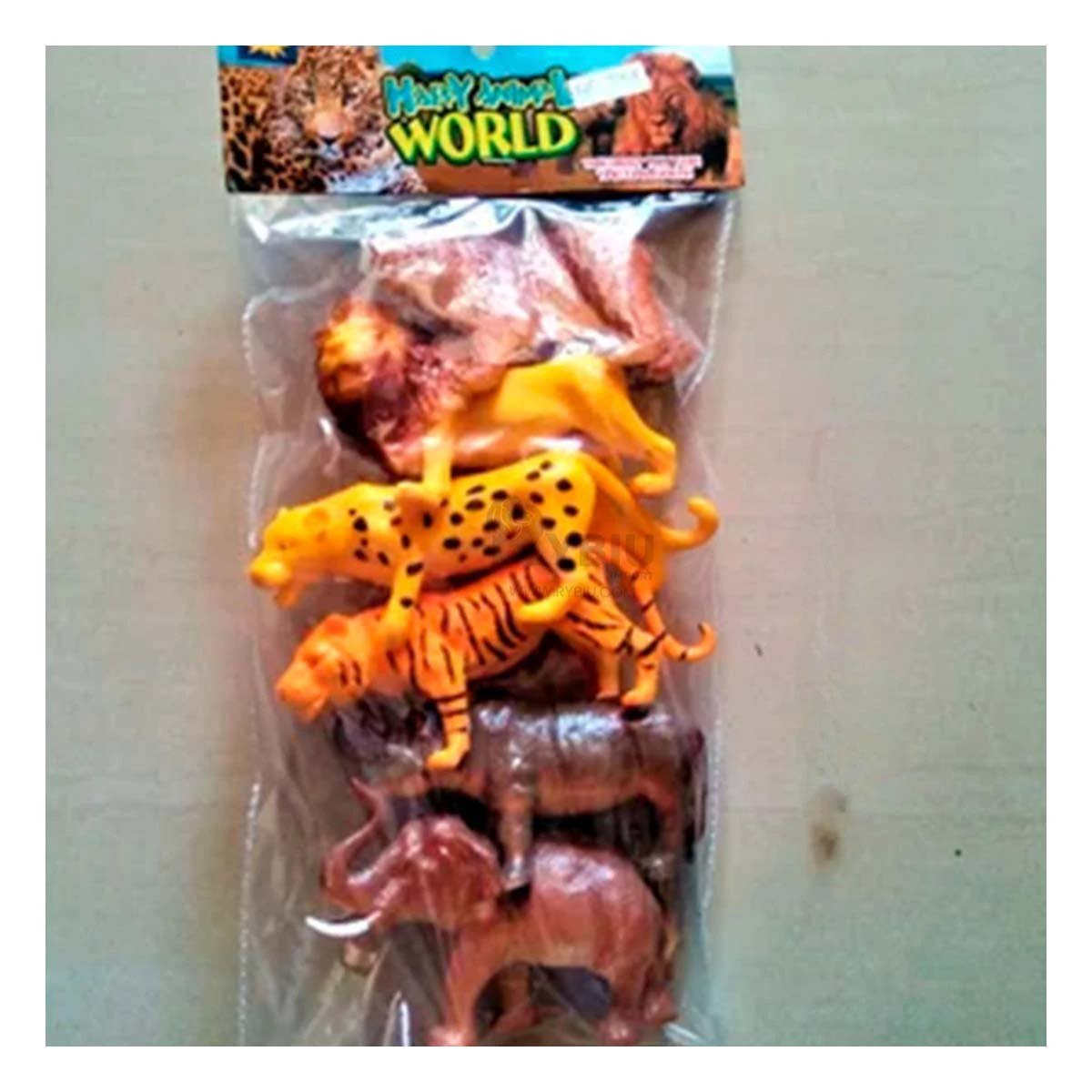 ANIMALES DE SELVA EN JUGUETES INFANTILES PARA BOLSA DE JUEGO YREGALO STICKER - 5