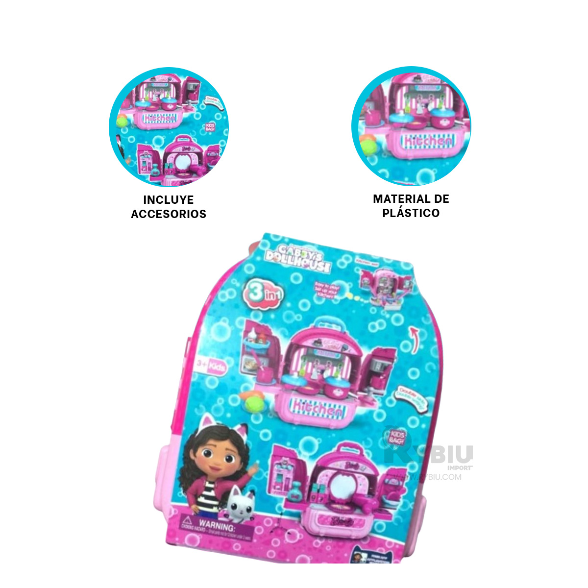 PACK BEAUTY 3 EN 1 EN COLOR ROSADO Y+REGALO AGENDITA - 3