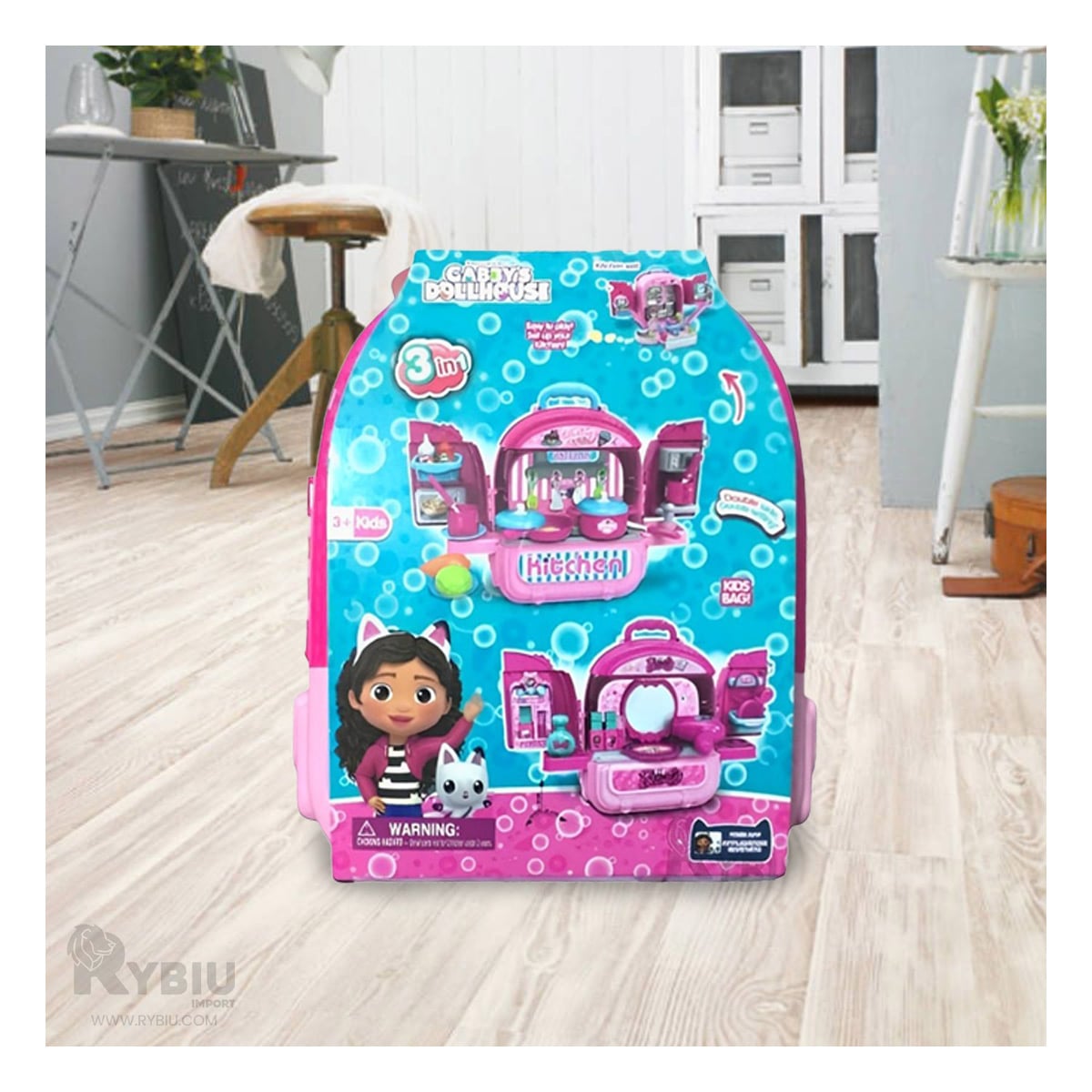 PACK DE COSMETICO INFANTIL EN ROSADO Y+ENVOLTORIO DE REGALO - 1