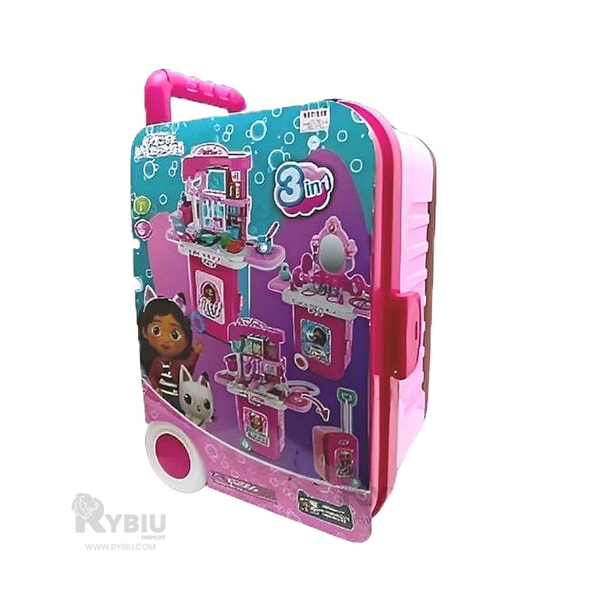 PACK DE COSMETICO INFANTIL EN ROSADO Y+ENVOLTORIO DE REGALO - 2