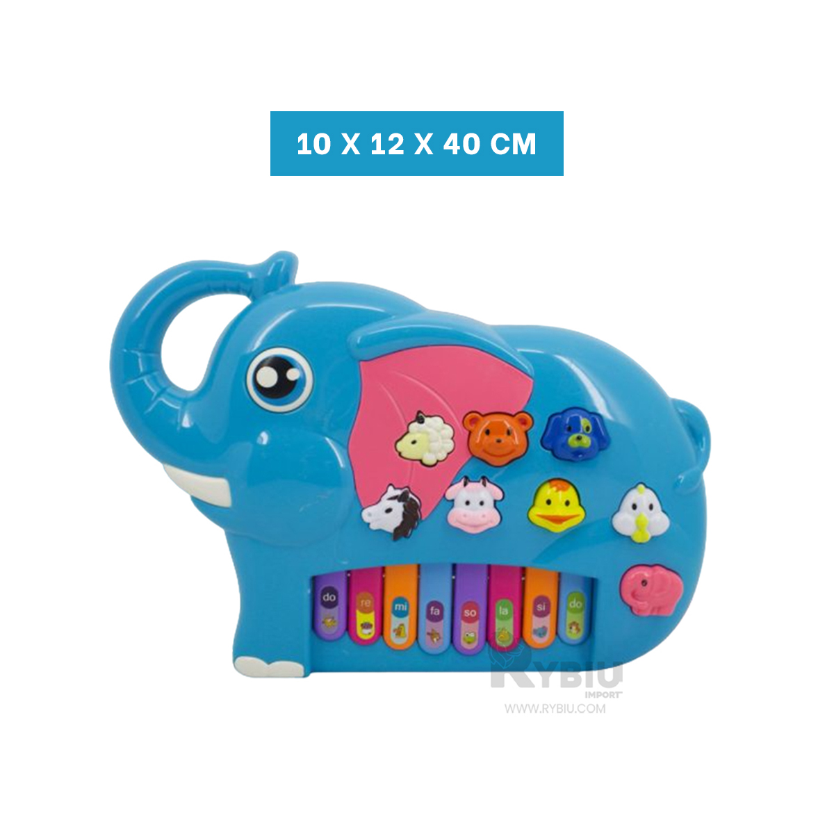 INSTRUMENTO PARA NIÑO EN CELESTE Y+REGALO LIGAS PARA PEINAR - 5