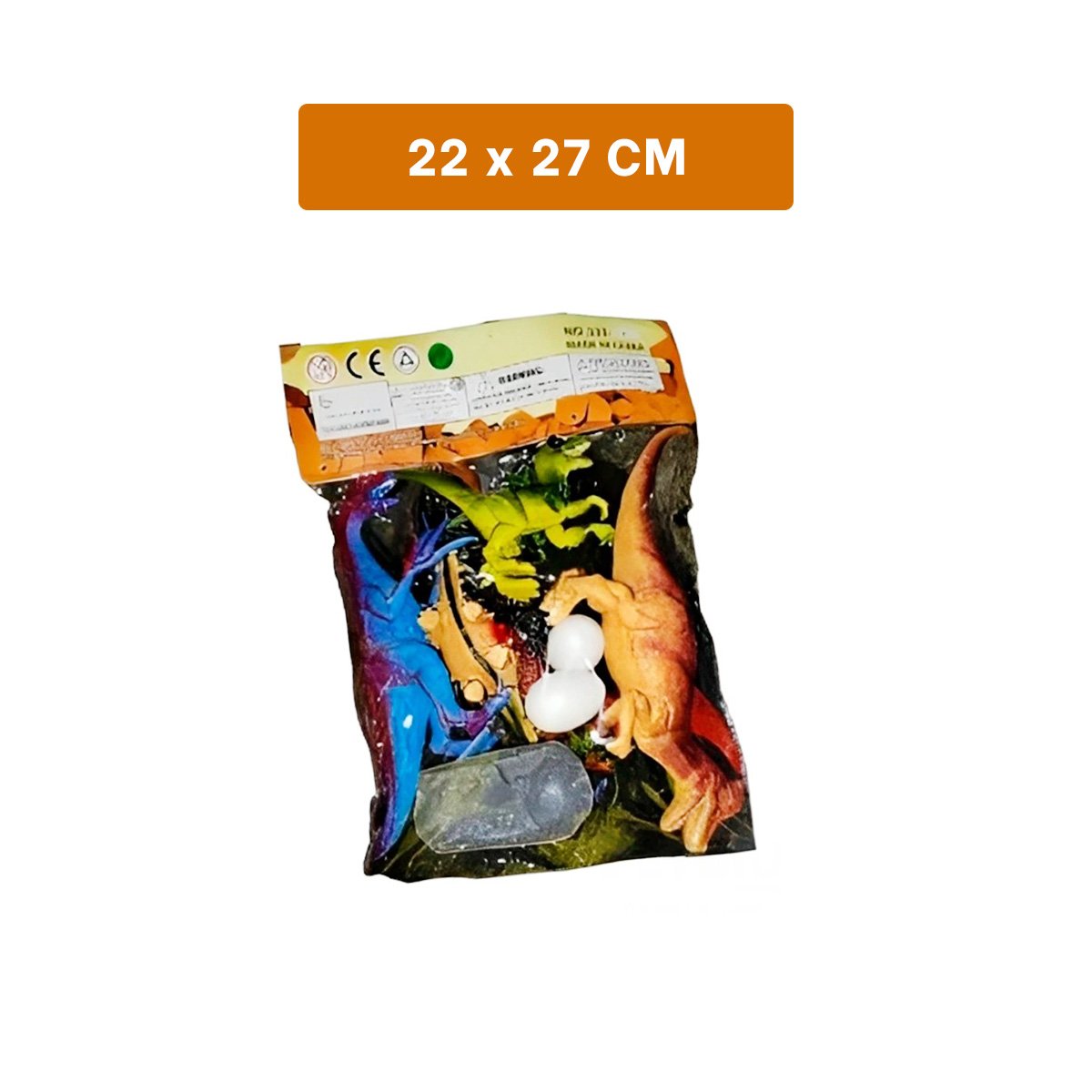 PAQUETE 5 DE DINOSAURIOS CON ACCESORIOS PARA DIVERSION Y RECREACION INFANTIL YLIGAS REGALO - 4