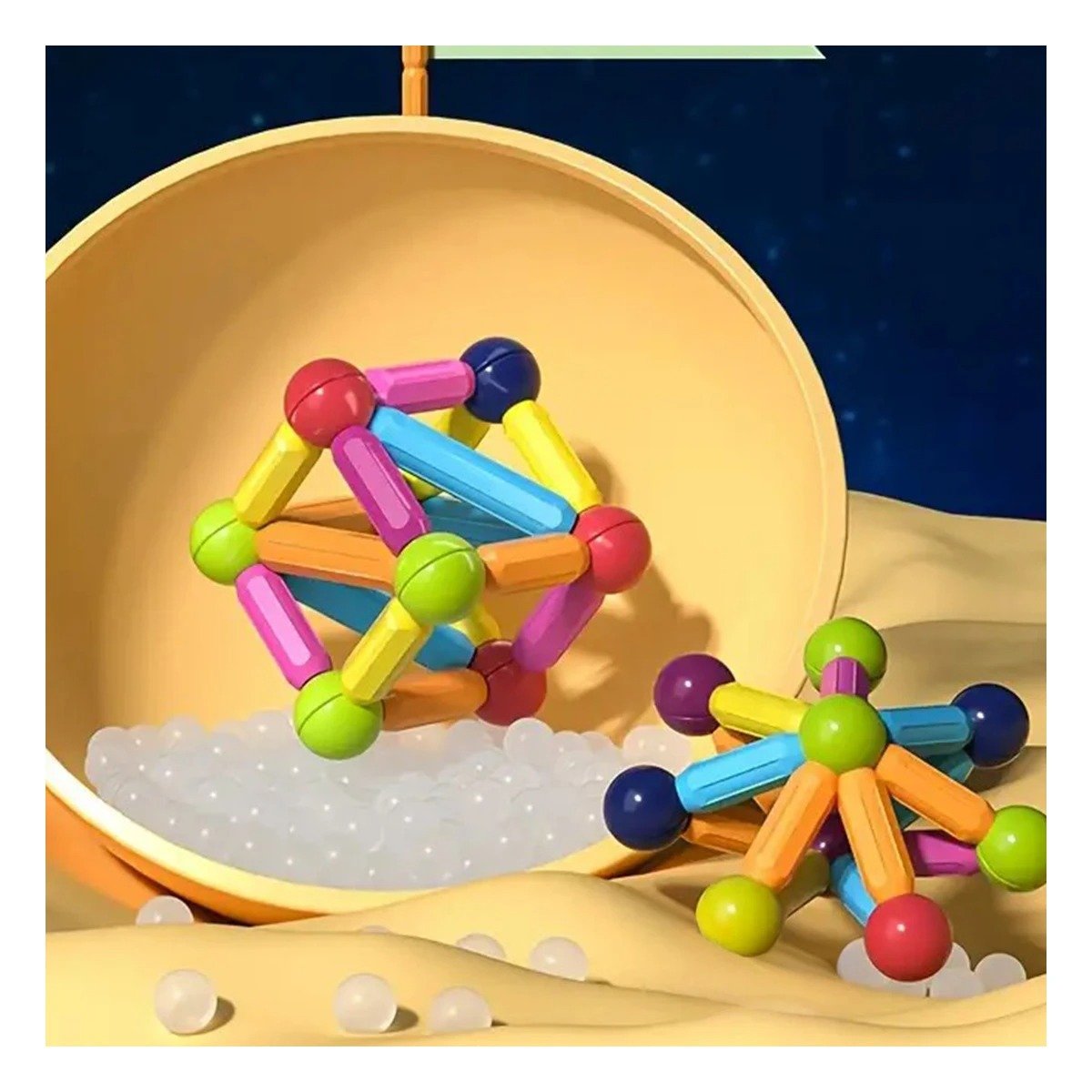 LOGICA MAGNETICA EDUCATIVA PARA CASA CON PIEZAS DIDACTICAS Y+LIGAS REGALO - 2