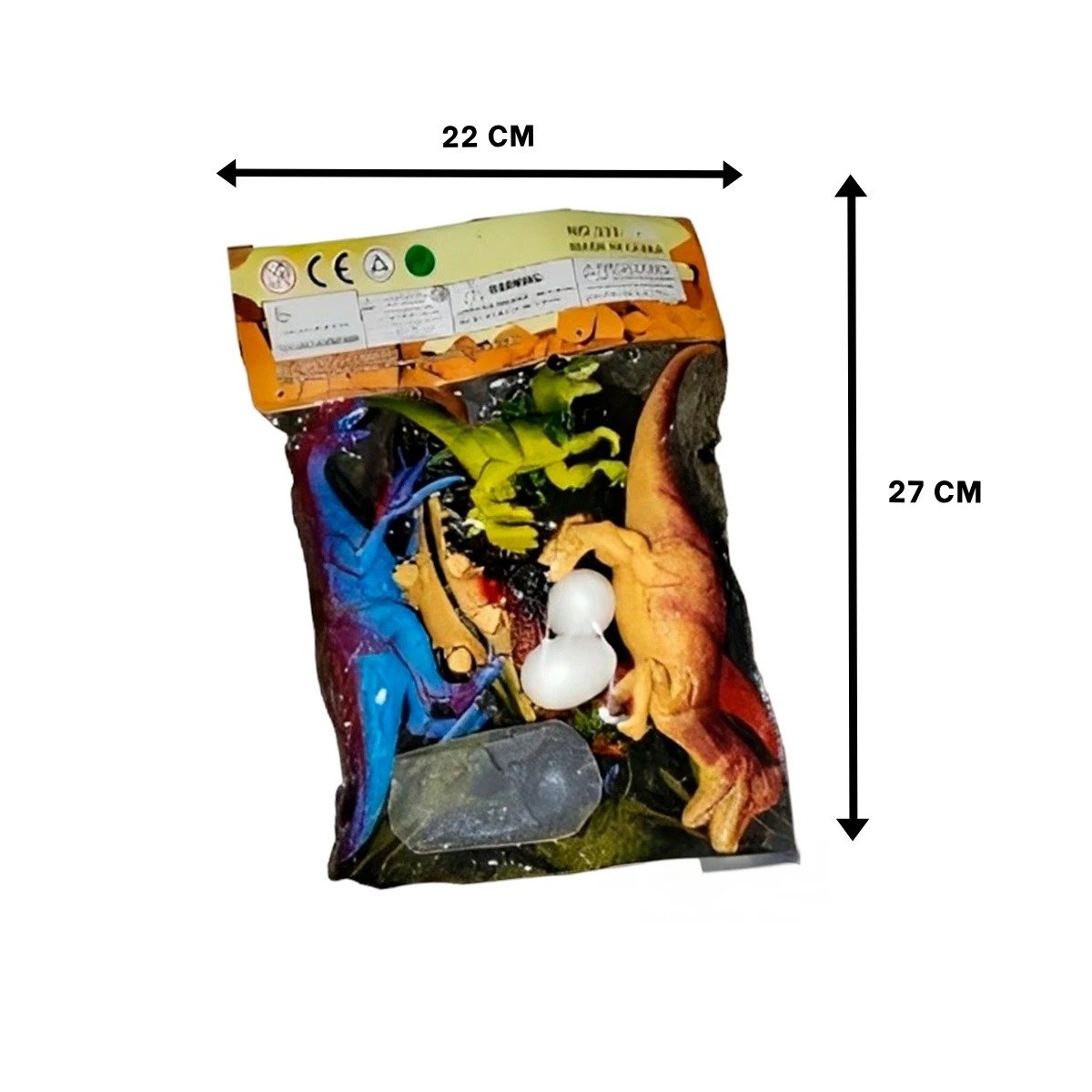 PAQUETE 5 DE DINOSAURIOS CON ACCESORIOS PARA JUEGO Y ENTRETENIMIENTO FAMILIAR YSTICKY - 4