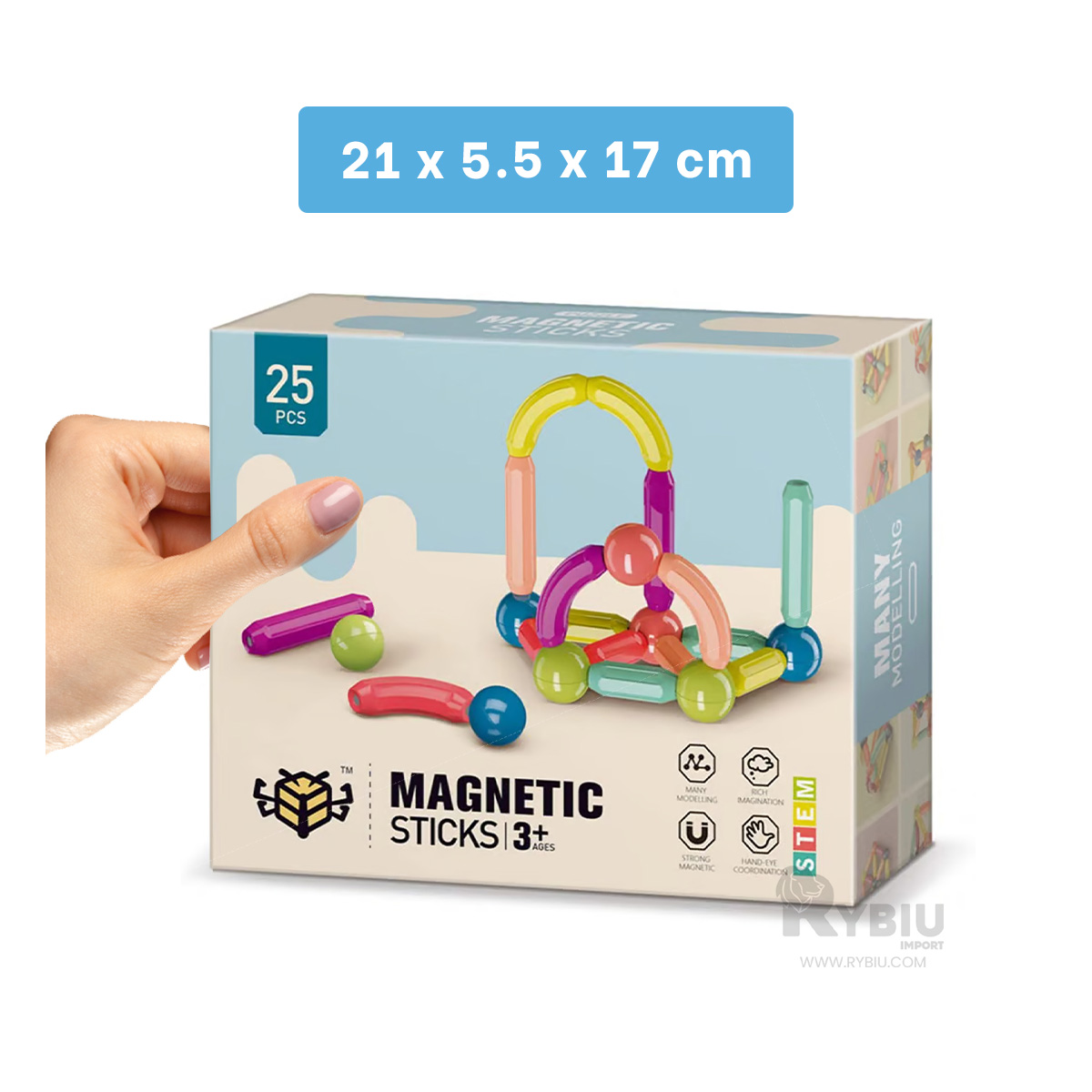 JUEGO 25 PIEZAS COLOR ANARANJADO Y+REGALO LIGAS PARA PEINAR - 1