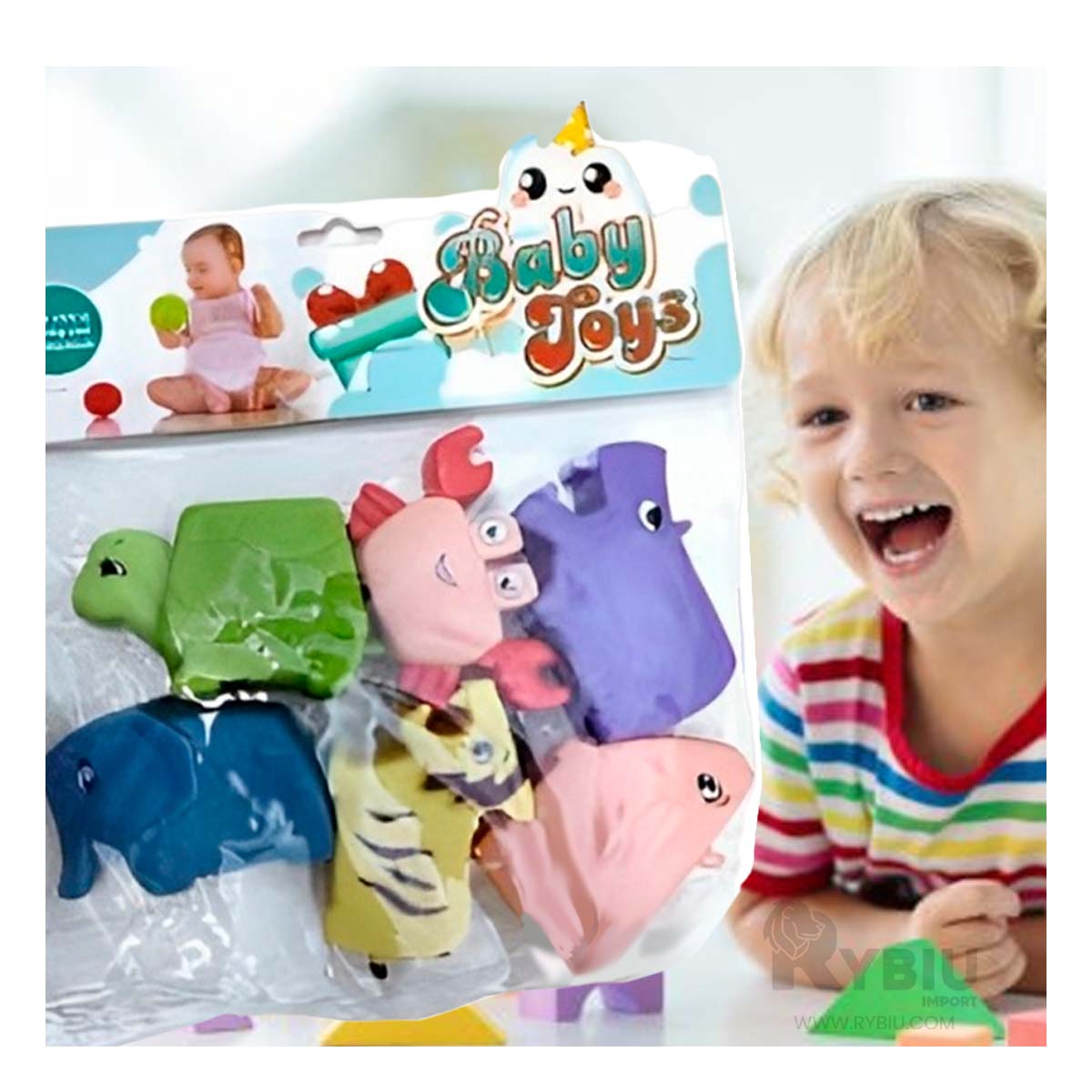 PAQUETE DE ANIMAL SONORO MULTICOLOR Y+ENVOLTORIO DE REGALO - 2