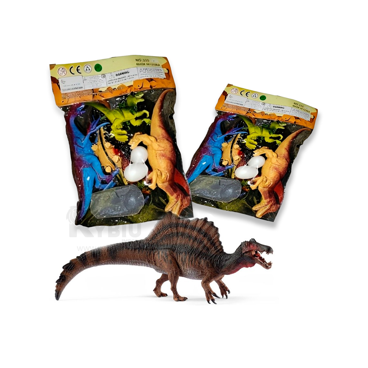 SET DE REPTILES PARA NIÑOS MULTICOLOR Y+PAPEL DE REGALO - 4