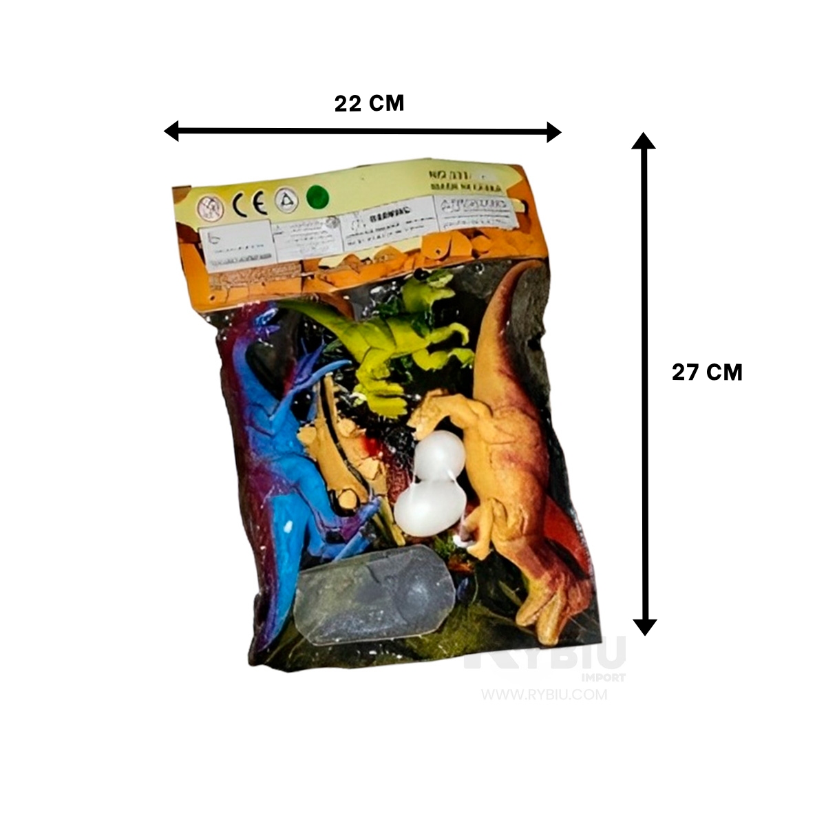 SET DE REPTILES PARA NIÑOS MULTICOLOR Y+PAPEL DE REGALO - 5